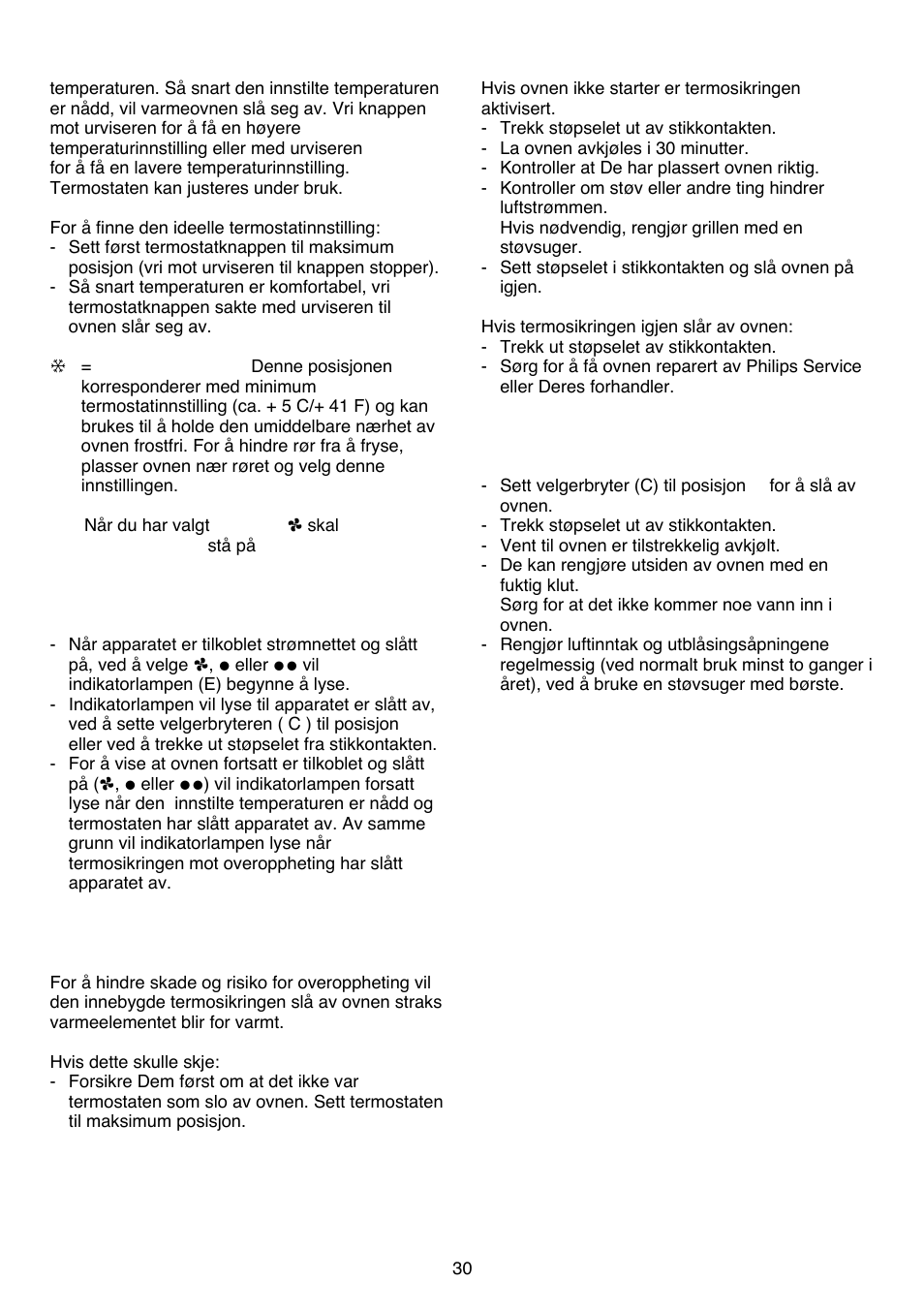 Philips HD 3274/75 User Manual | Page 30 / 40