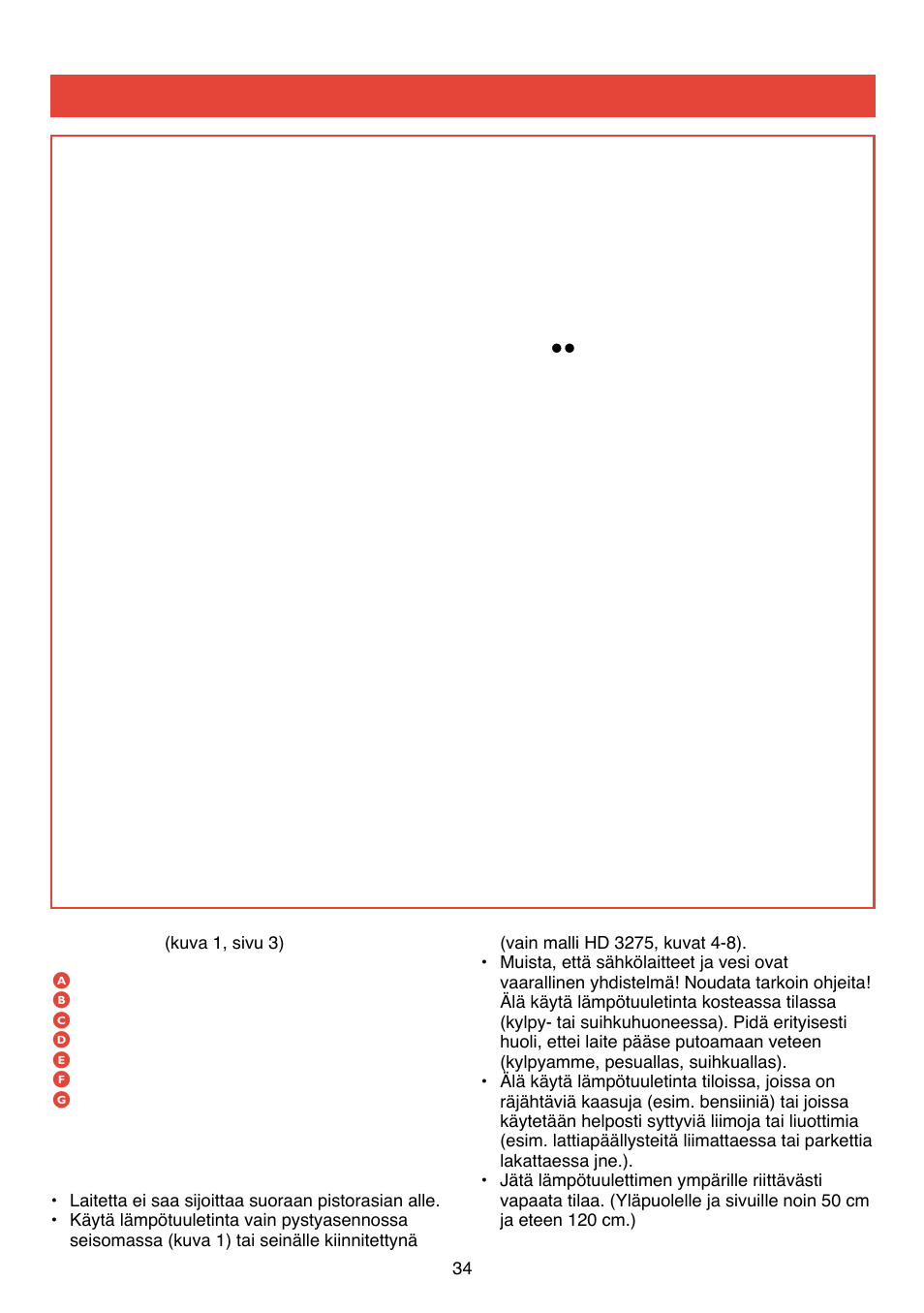 Suomi, Sivu 34 | Philips HD 3274/75 User Manual | Page 34 / 40