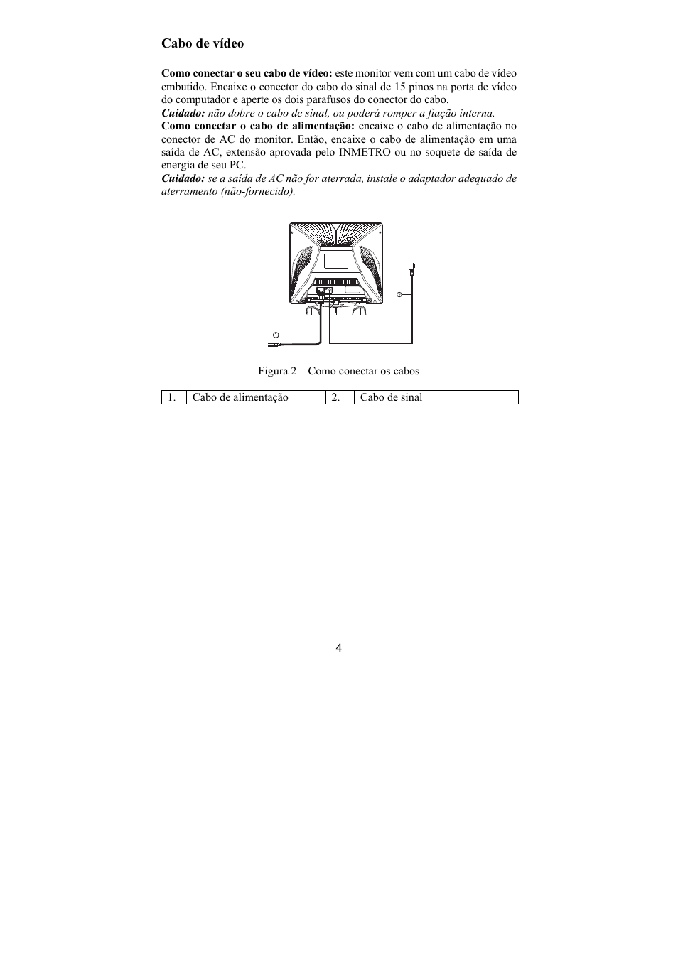 Cabo de vídeo | Philips 107E69 User Manual | Page 34 / 46