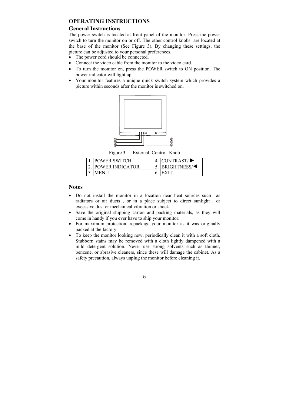 Operating instructions, General instructions | Philips 107E69 User Manual | Page 7 / 46