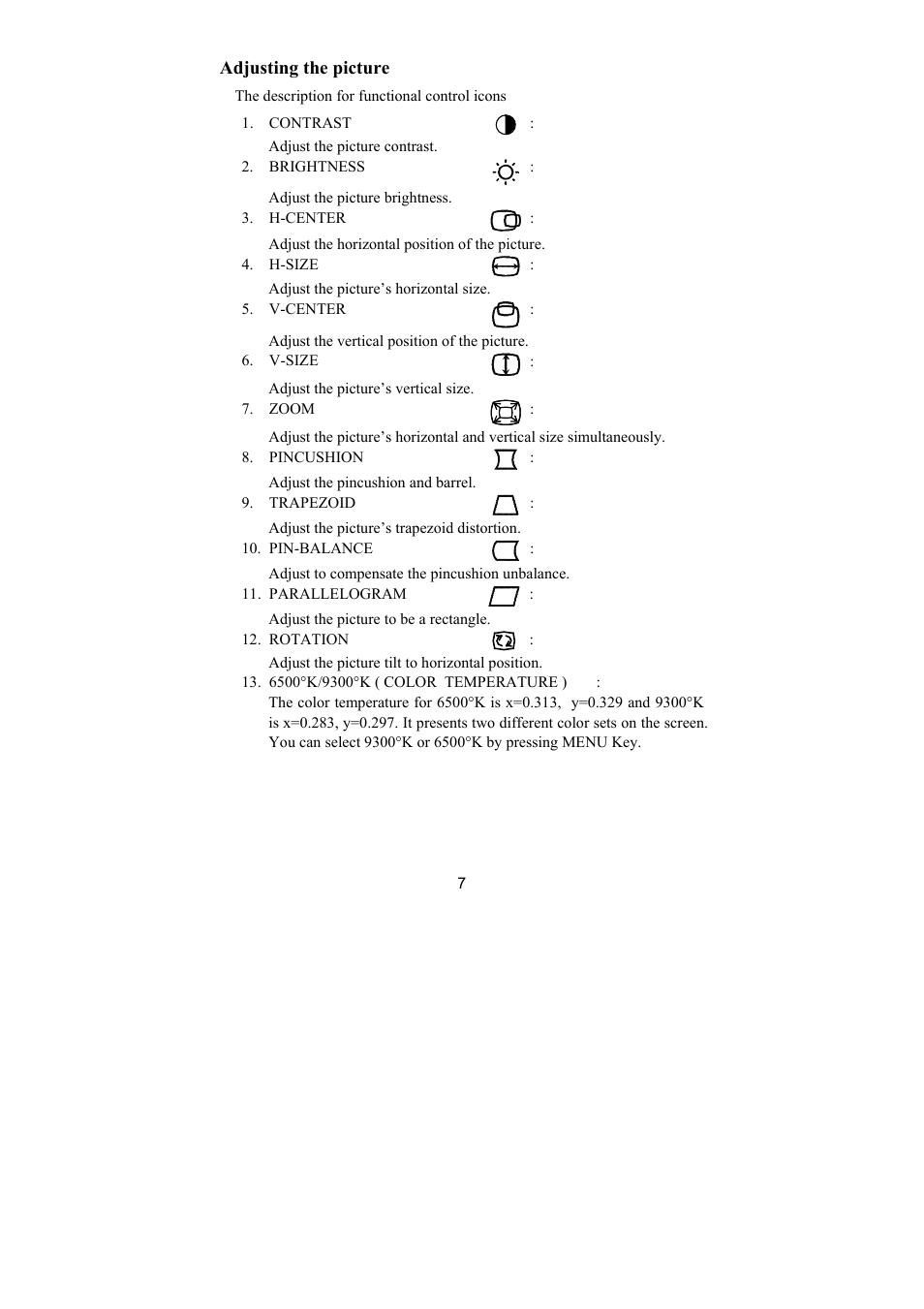 Philips 107E69 User Manual | Page 9 / 46