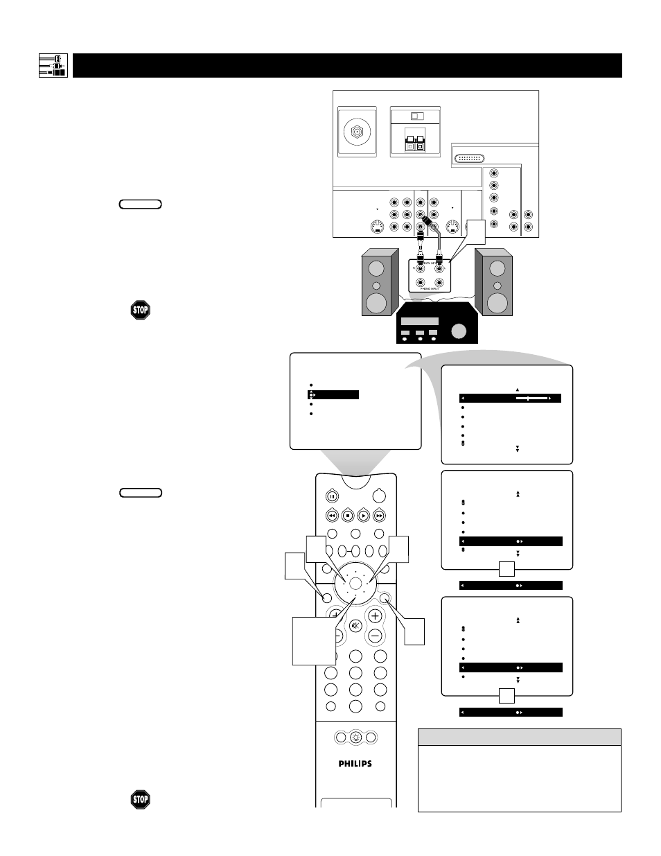 Onnecting and, Sing an, Udio | Ystem with | Philips MatchLine 60PP9502 User Manual | Page 10 / 72