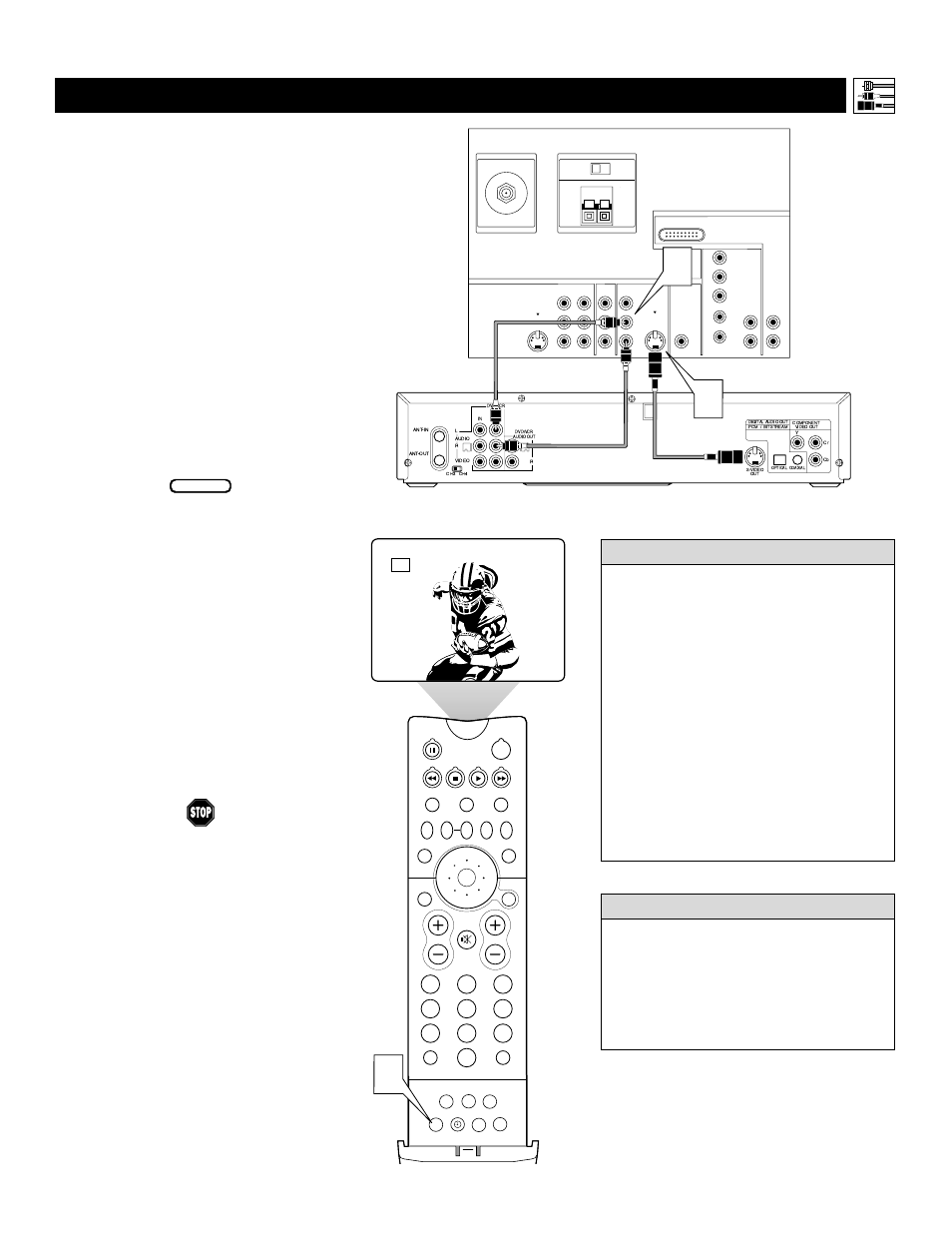 Onnecting an, Ideo, Evice | Elpful, Ints, Arning, Connecting accessory devices to your tv | Philips MatchLine 60PP9502 User Manual | Page 13 / 72