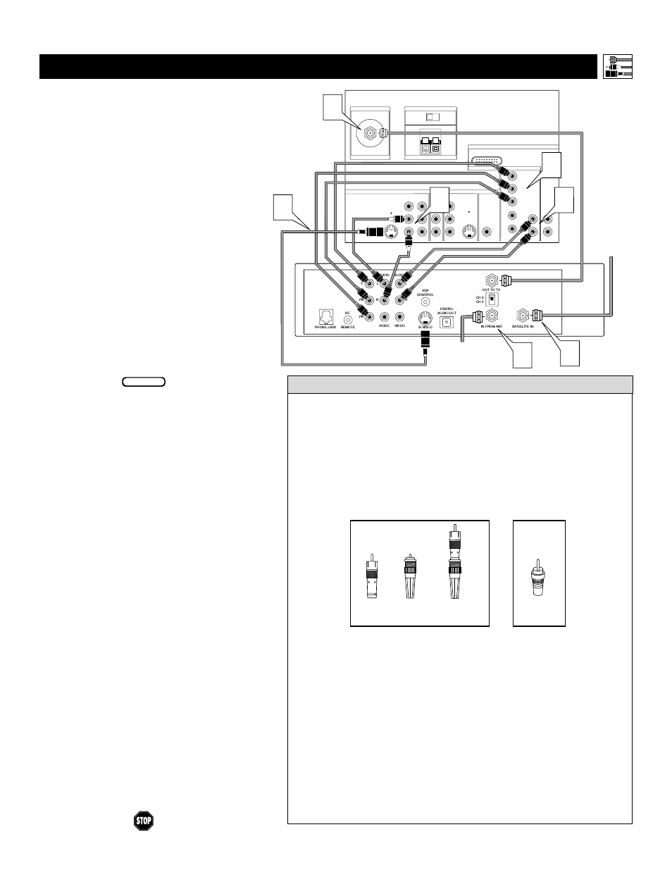 Hd r, Hd input-av 4 j, Onnecting an | Eceiver to the, Acks, Elpful, Ints | Philips MatchLine 60PP9502 User Manual | Page 15 / 72