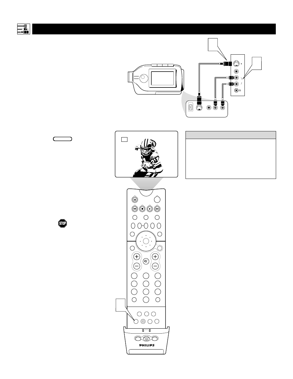 Onnecting a, Amcorder, Elpful | Philips MatchLine 60PP9502 User Manual | Page 16 / 72