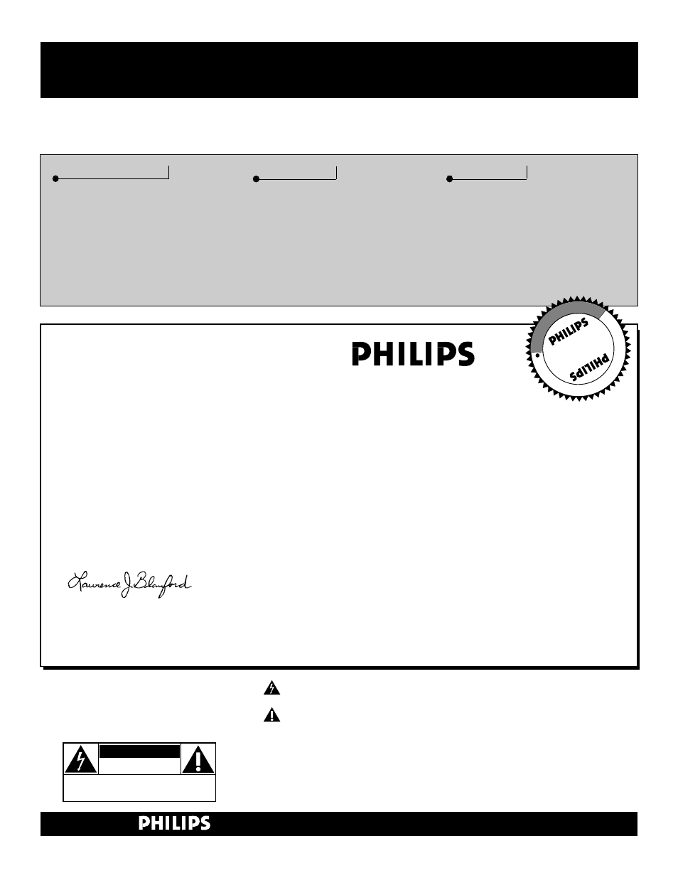 Safety, Warranty verification, Owner confirmation | Model registration, Hurry, Know these, Symbols | Philips MatchLine 60PP9502 User Manual | Page 2 / 72