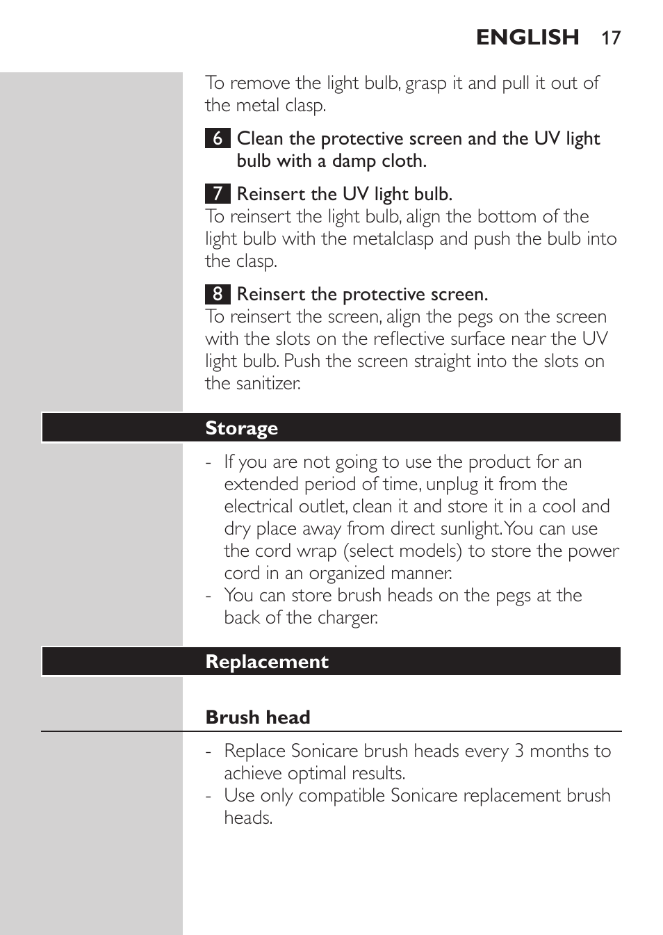 Philips HealthyWhite HX6710 User Manual | Page 17 / 24