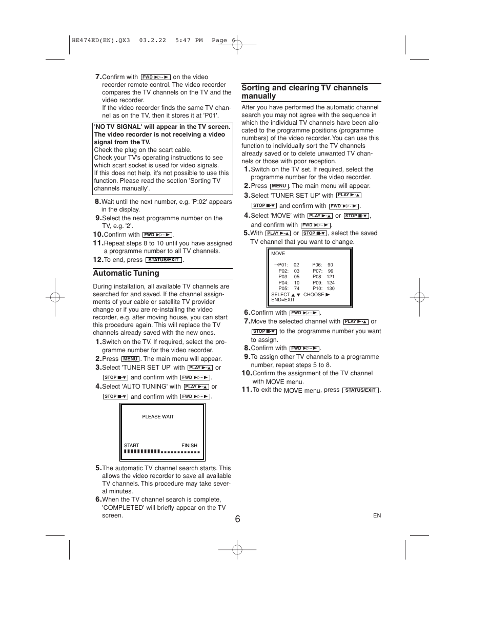 Philips VR 540 User Manual | Page 6 / 16