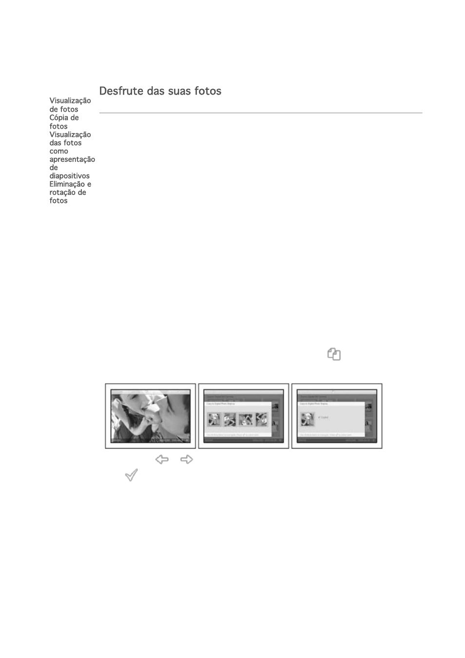 Desfrute das suas fotos | Philips PHOTOFRAME 7FF1M4 User Manual | Page 12 / 51