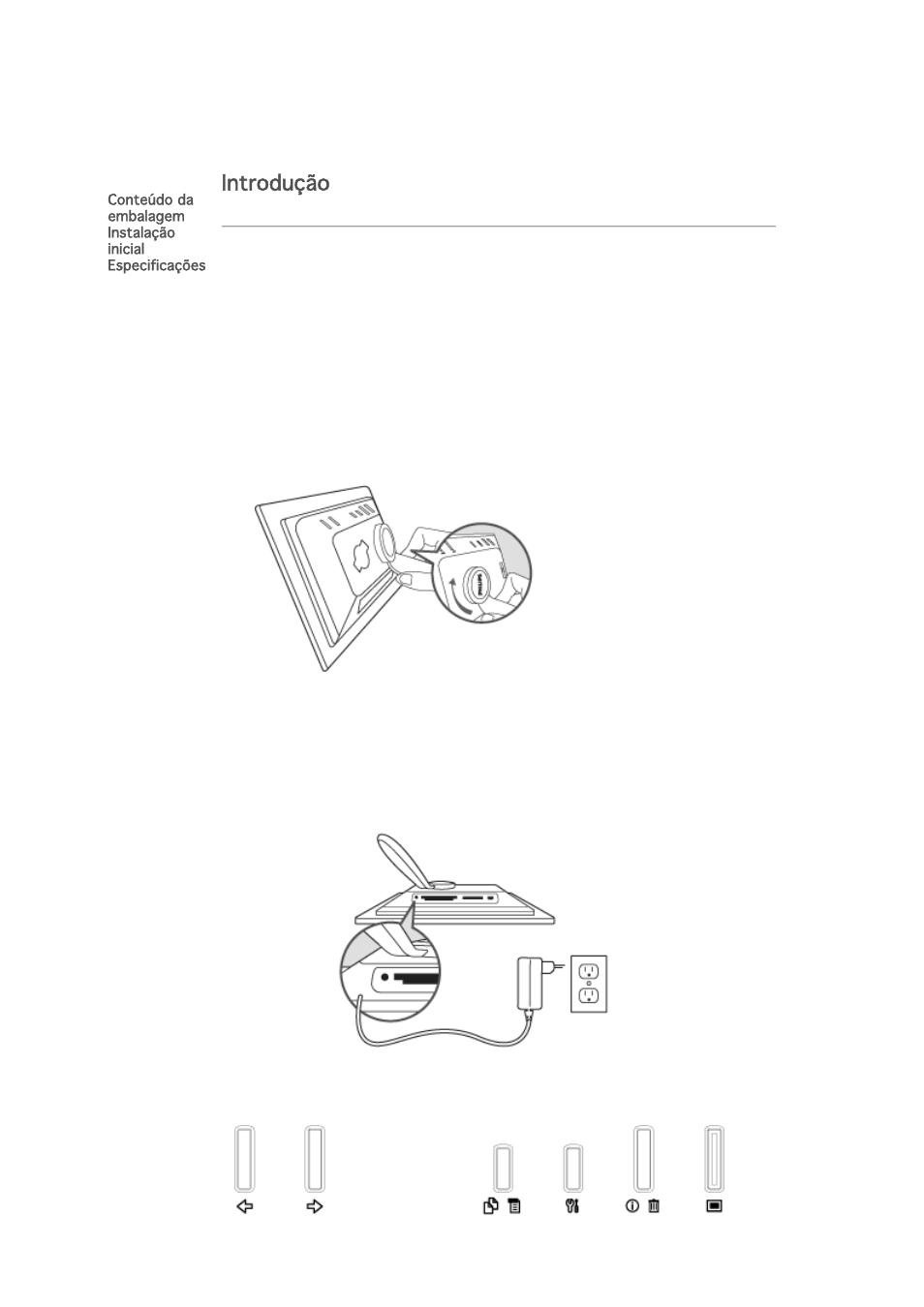 Introdução | Philips PHOTOFRAME 7FF1M4 User Manual | Page 3 / 51