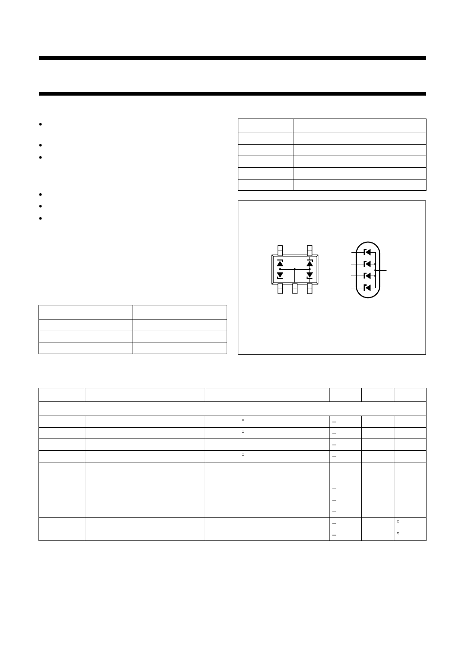 Features, Applications, Description | Marking, Pinning, Fig.1 simplified outline (sot353) and symbol, Limiting values, Note s, Dc working current limited by ptot(max), Device mounted on standard printed-circuit board | Philips BZA800AL Series User Manual | Page 2 / 9