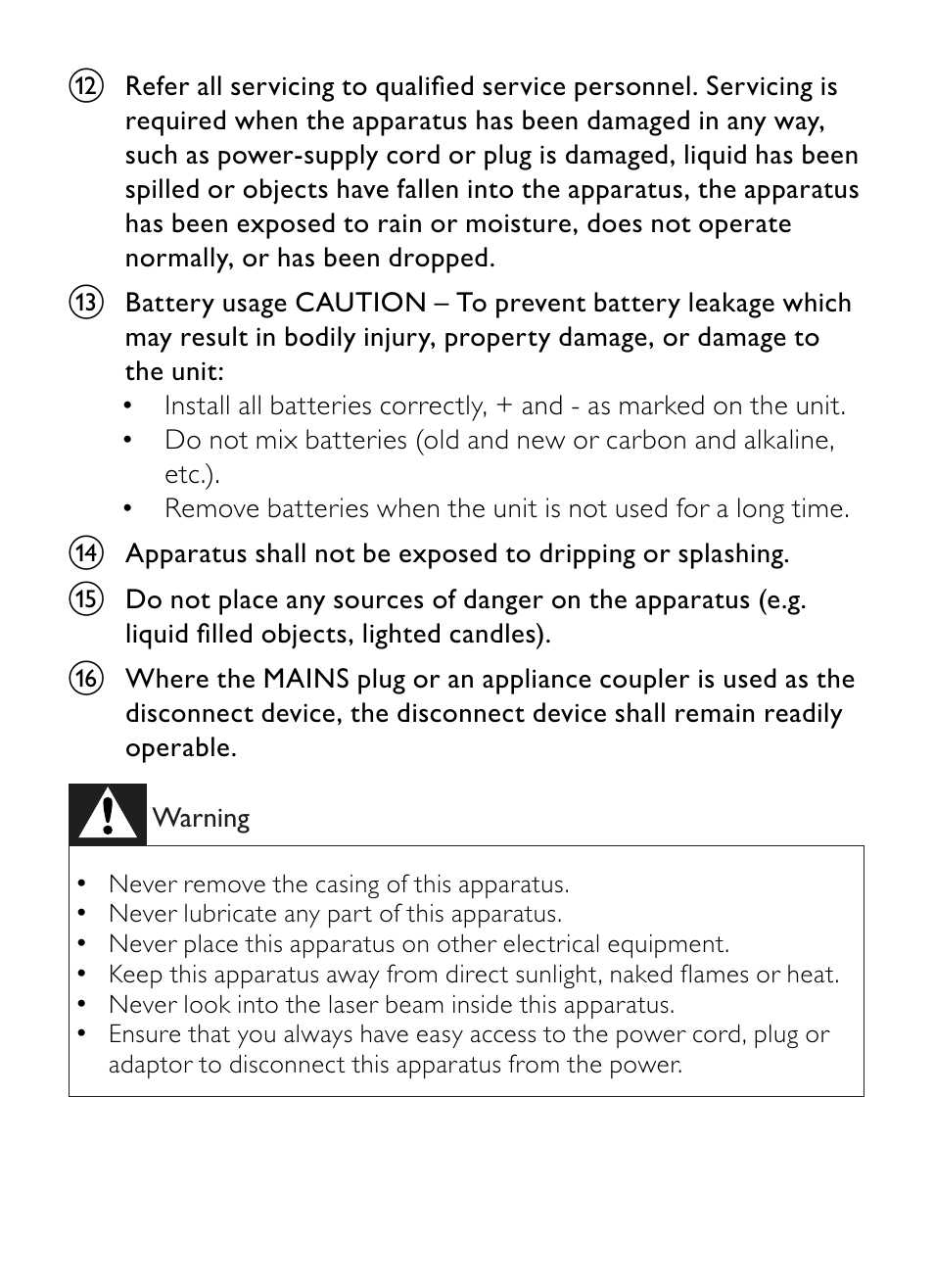 Philips AZ1852 User Manual | Page 3 / 29