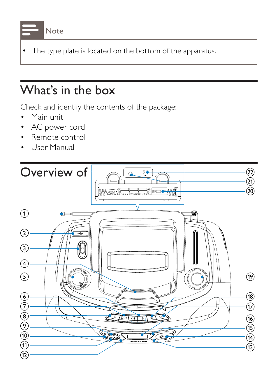 Philips AZ1852 User Manual | Page 8 / 29