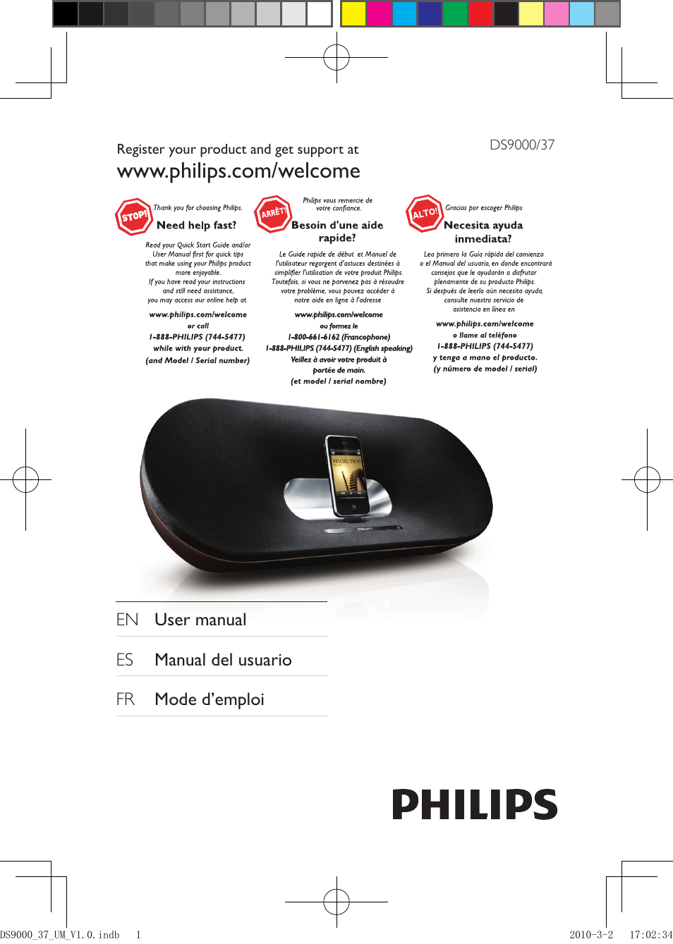 Philips DS9000 User Manual | 23 pages