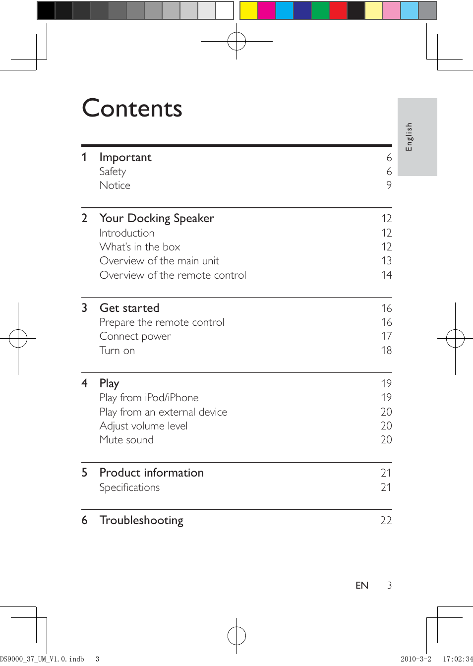 Philips DS9000 User Manual | Page 3 / 23