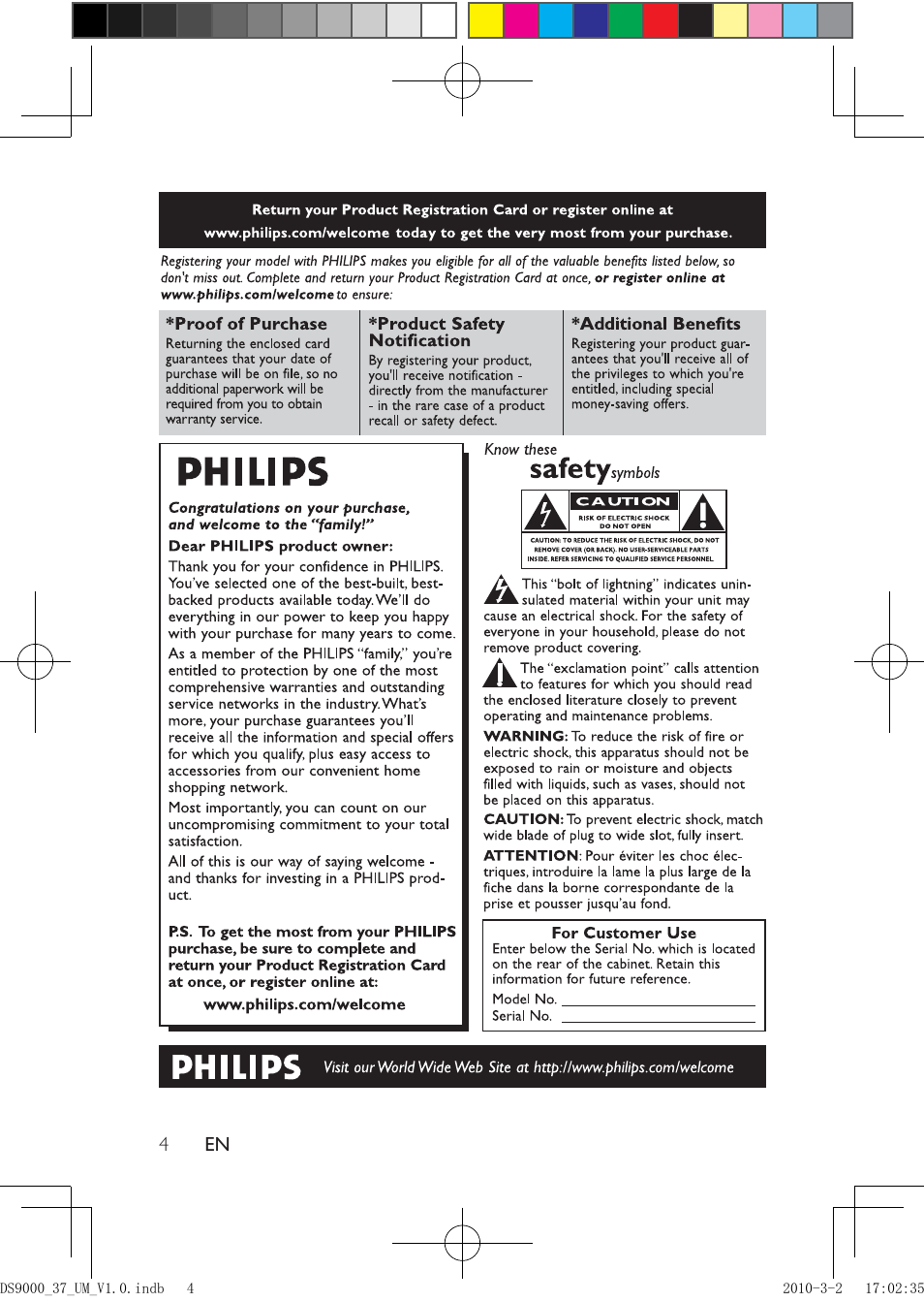 Philips DS9000 User Manual | Page 4 / 23