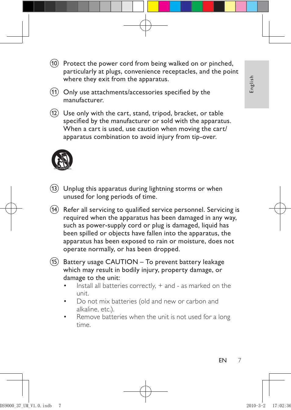 Philips DS9000 User Manual | Page 7 / 23