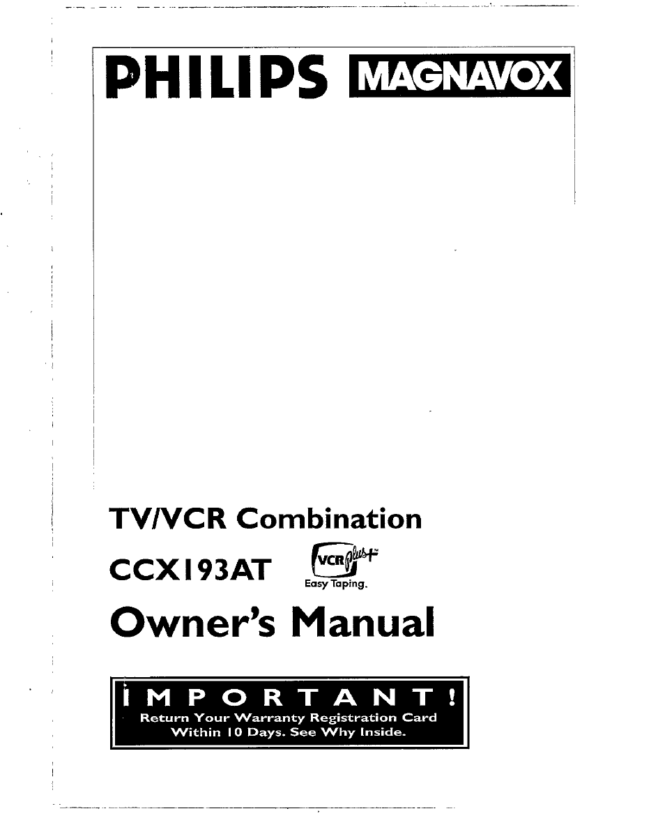 Philips CCX193AT User Manual | 56 pages