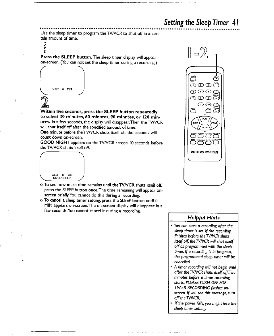 Setting the sleep timer 41, Setting the sleep timer | Philips CCX193AT User Manual | Page 41 / 56