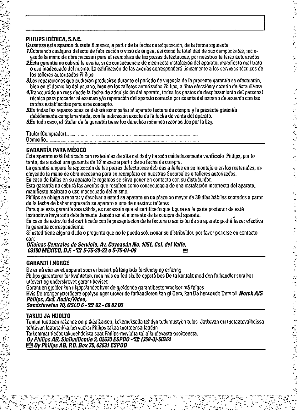 Й'' 'cv-' ■'a'i, V' s | Philips AQ6513/01 User Manual | Page 7 / 9