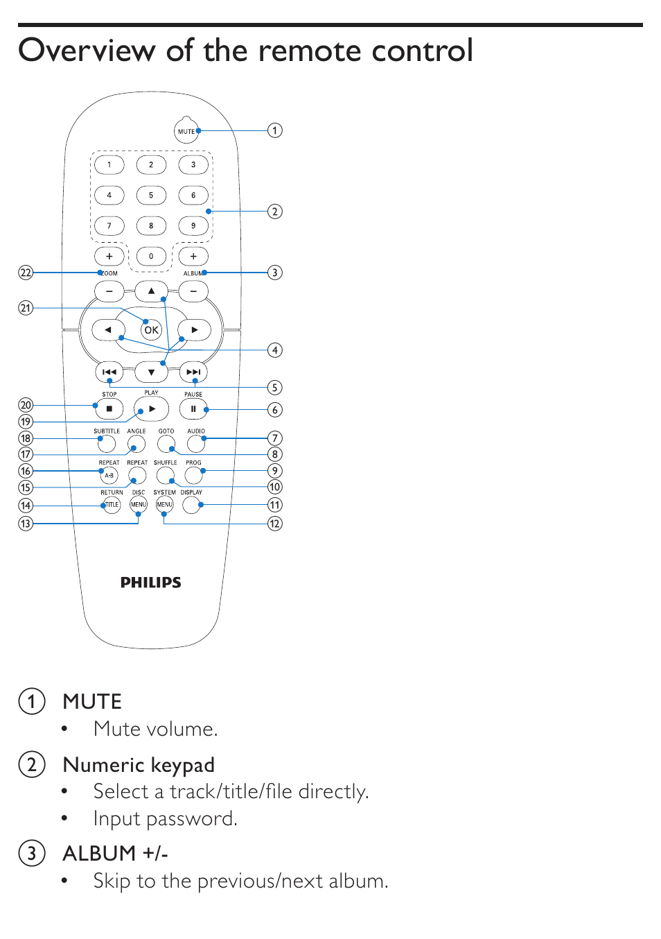 Philips AZ5740 User Manual | Page 11 / 31