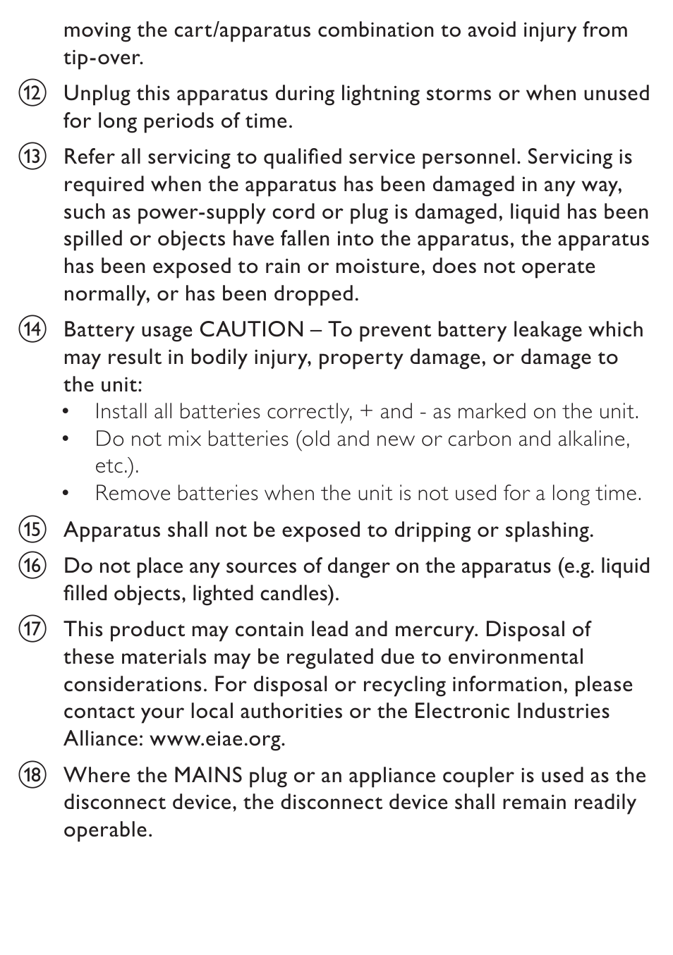 Philips AZ5740 User Manual | Page 3 / 31