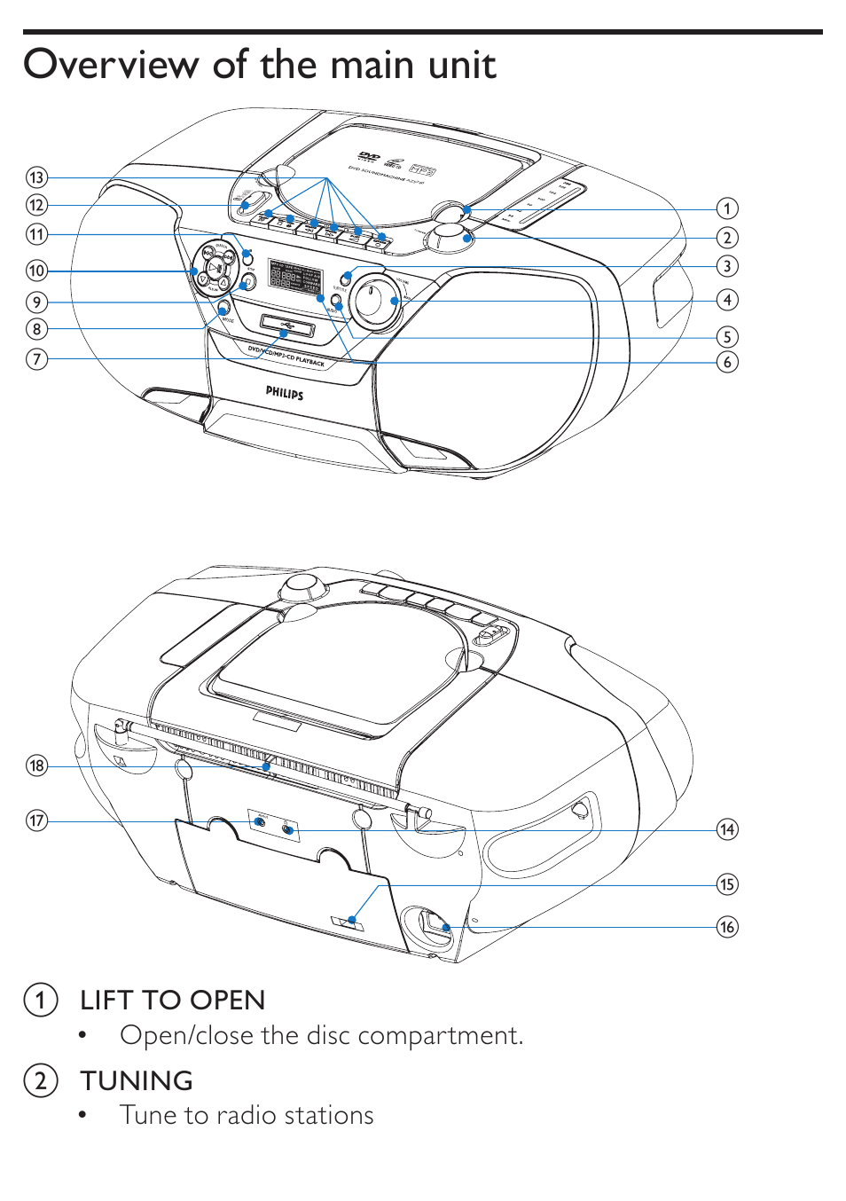 Philips AZ5740 User Manual | Page 8 / 31