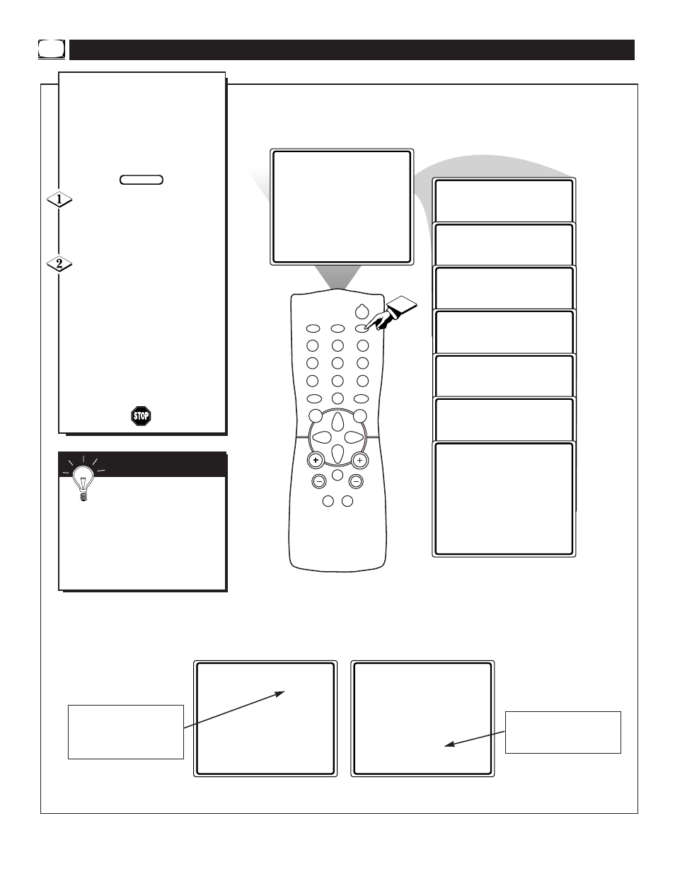 Sing the, Leep, Imer | Ontrol | Philips TS2519C User Manual | Page 22 / 40