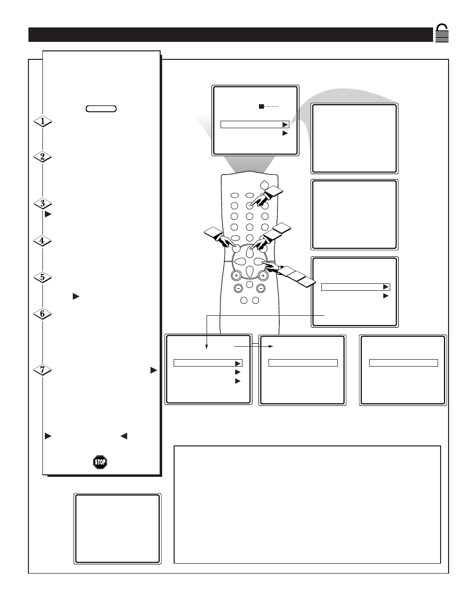 Nderstanding the, Mart, Ontrol | Locking, Ptions | Philips TS2519C User Manual | Page 27 / 40