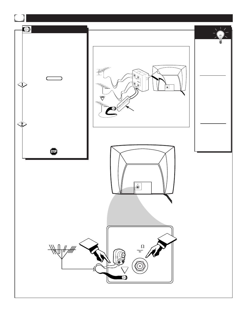 Tv (b, Tv c | Philips TS2519C User Manual | Page 6 / 40