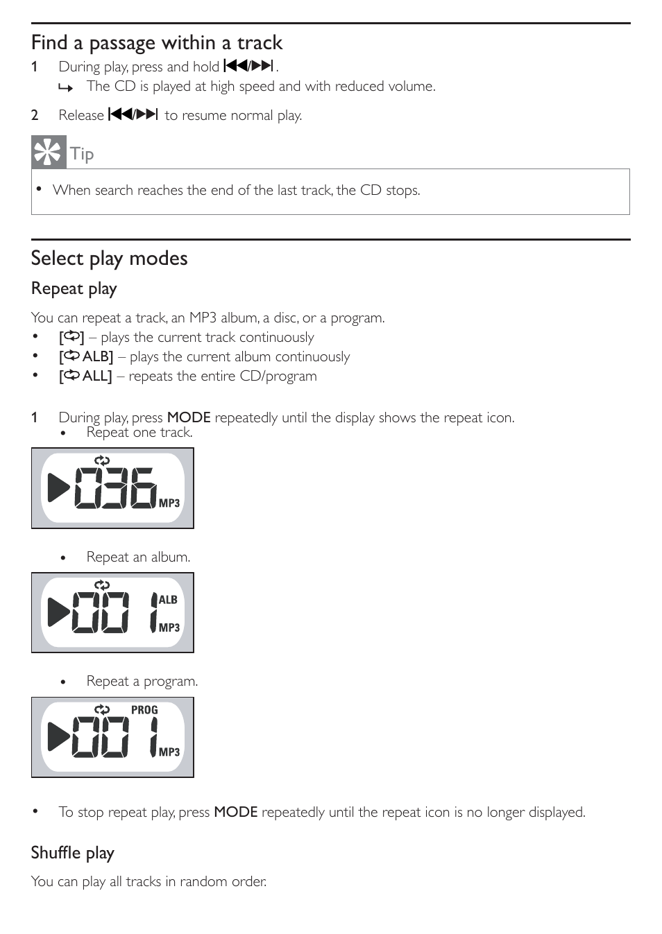 Philips AZ1046/12 User Manual | Page 10 / 14