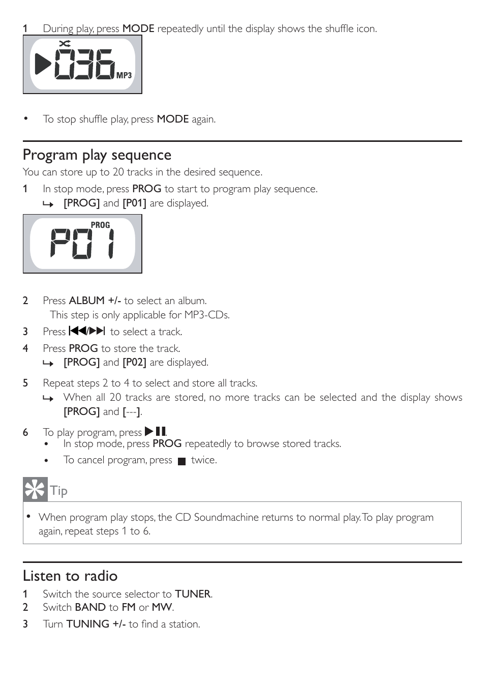 Philips AZ1046/12 User Manual | Page 11 / 14