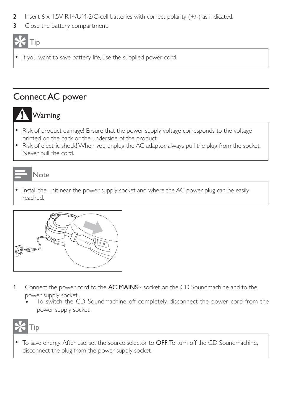 Philips AZ1046/12 User Manual | Page 8 / 14