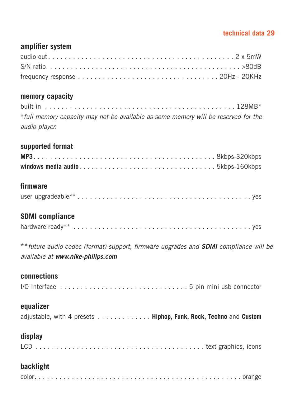 Philips 128max User Manual | Page 29 / 31