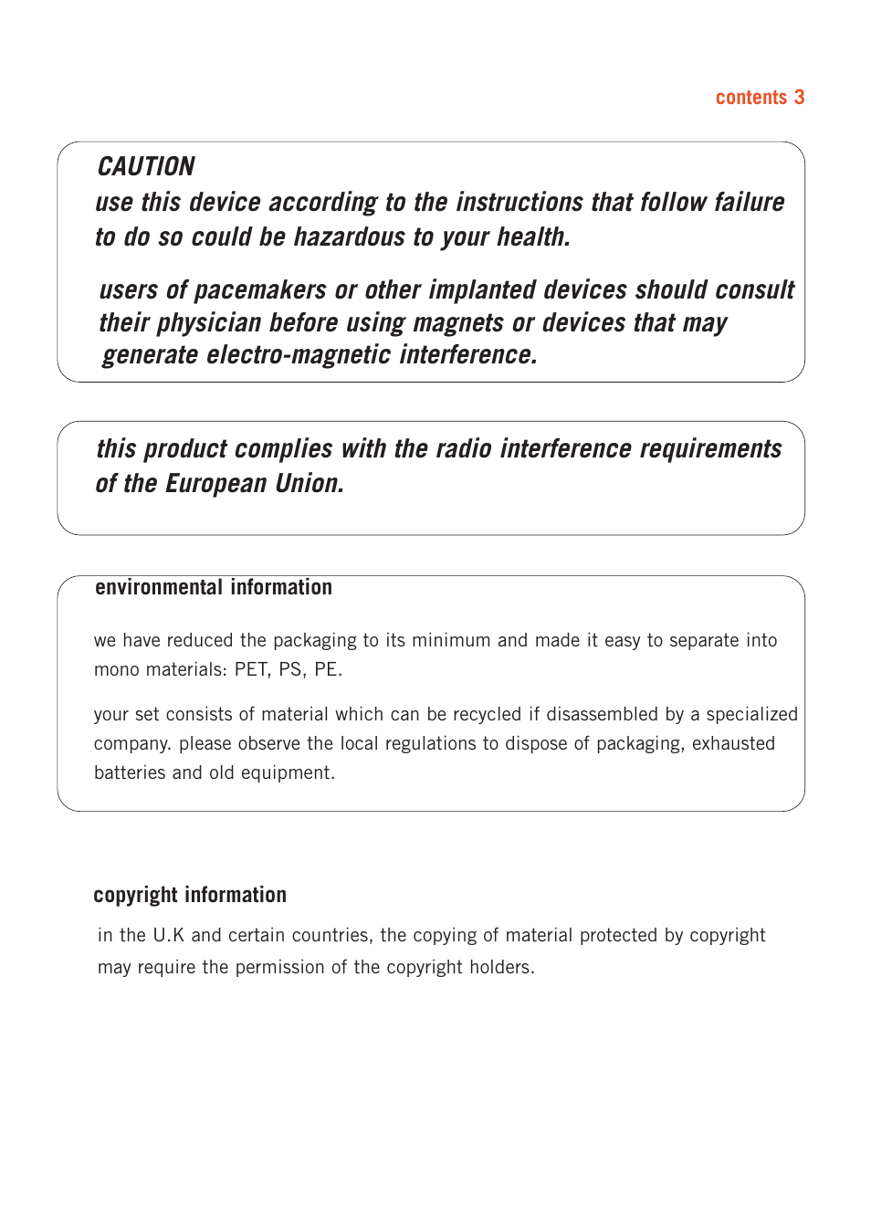 Philips 128max User Manual | Page 3 / 31