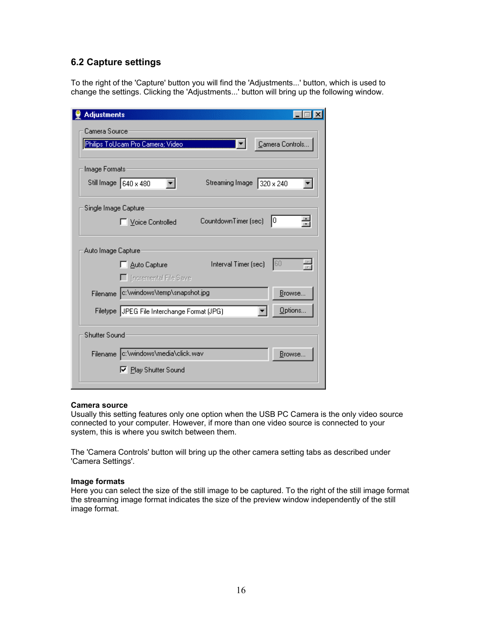 Philips PCVC740K99 User Manual | Page 16 / 30