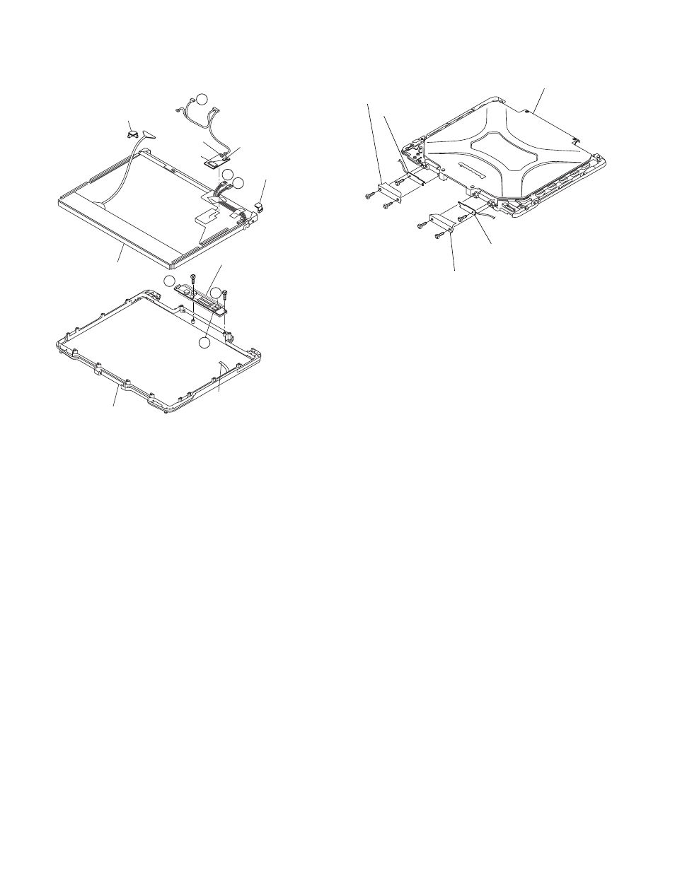 Removing the inverter pcb, ts pcb and lcd unit, Removing the antenna pcb l and r | Philips CF-30FTSAZAM User Manual | Page 31 / 85