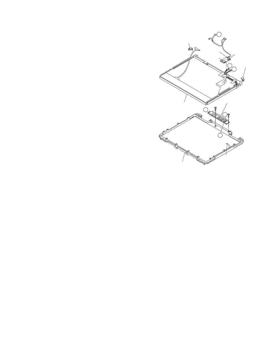 Setting the inverter pcb, ts pcb and lcd unit | Philips CF-30FTSAZAM User Manual | Page 34 / 85