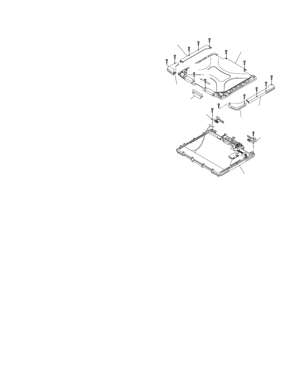 Setting the lcd rear cabinet, hinge l and r | Philips CF-30FTSAZAM User Manual | Page 36 / 85