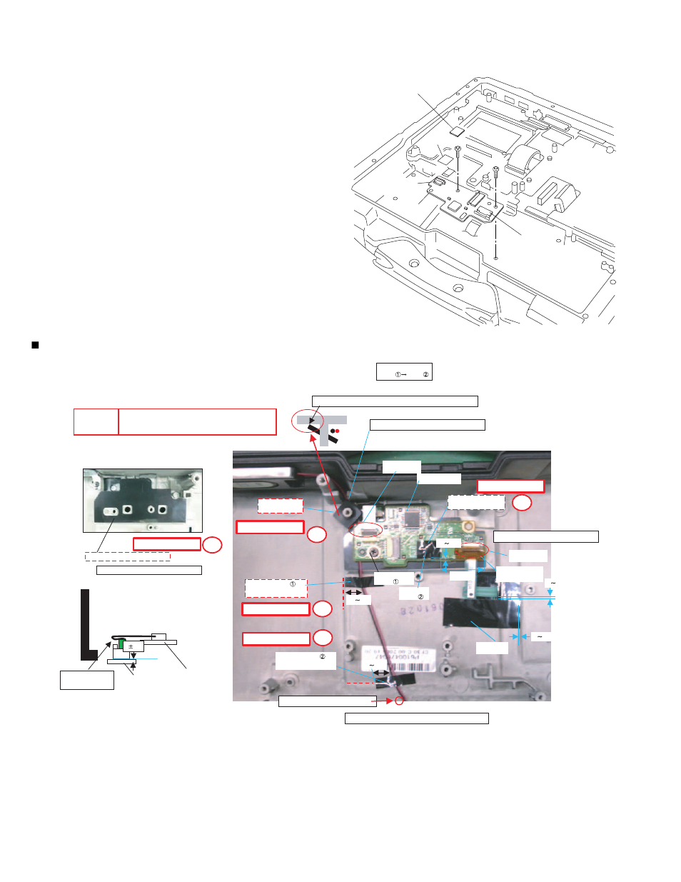 Setting the pad pcb | Philips CF-30FTSAZAM User Manual | Page 45 / 85