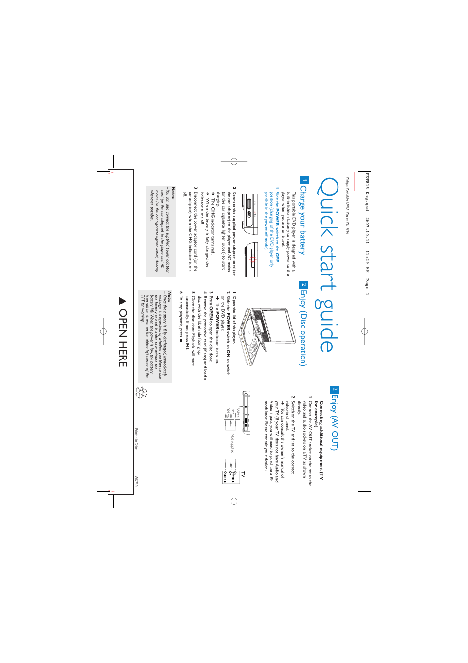 Philips PET816/12 User Manual | 1 page