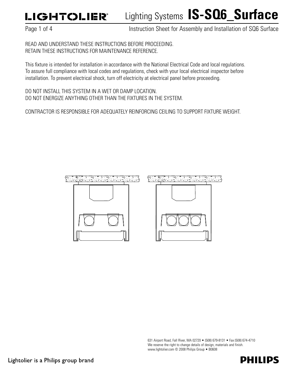 Philips IS-SQ6 User Manual | 4 pages