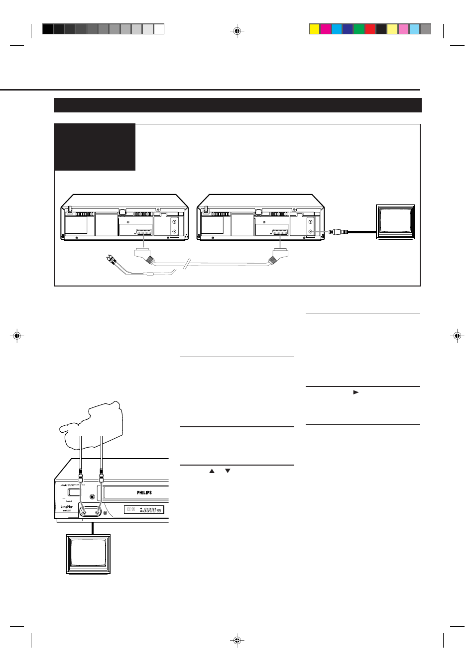 Connection diagram | Philips VR388-55 User Manual | Page 18 / 20