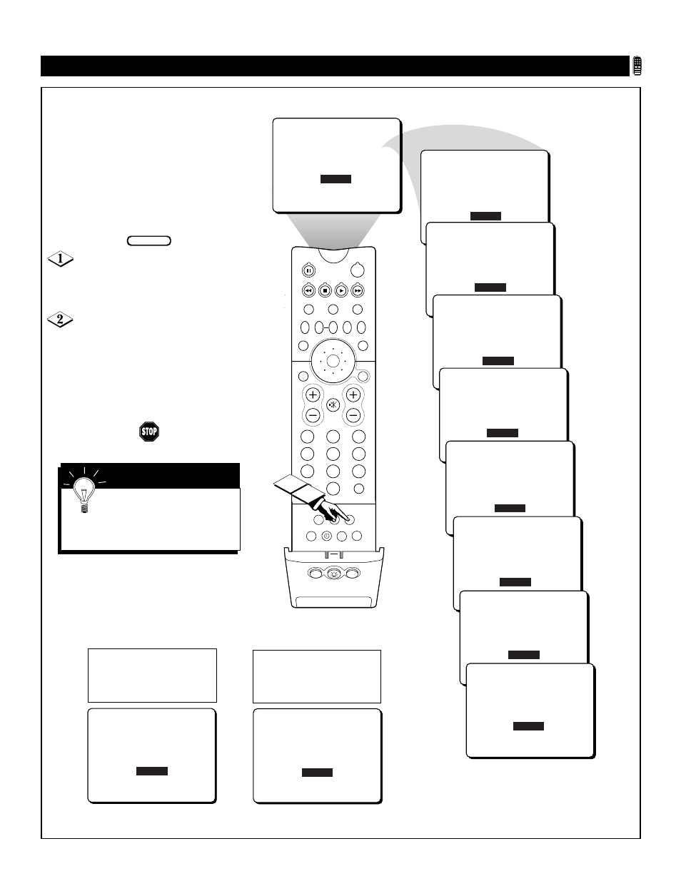 Sing the, Leep, Imer | Ontrol | Philips 64P8342 User Manual | Page 41 / 58