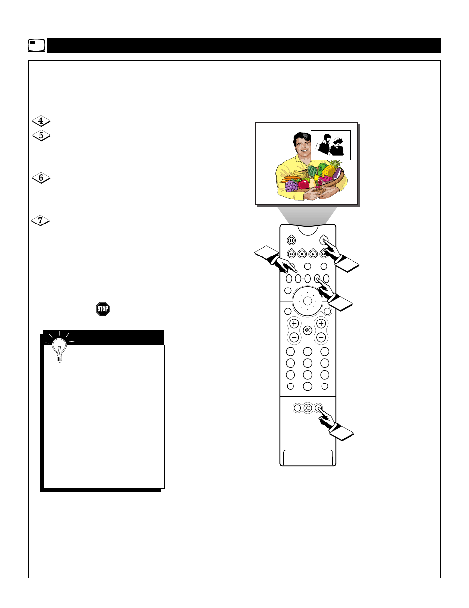 Pip s, Electing the, Ignal | Ource | Philips 64P8342 User Manual | Page 50 / 58