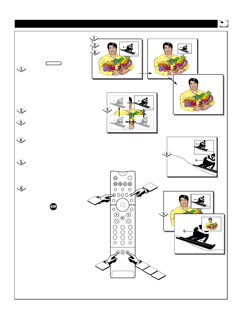 Pip r, Sing the, Emote | Ontrol, Uttons | Philips 64P8342 User Manual | Page 51 / 58