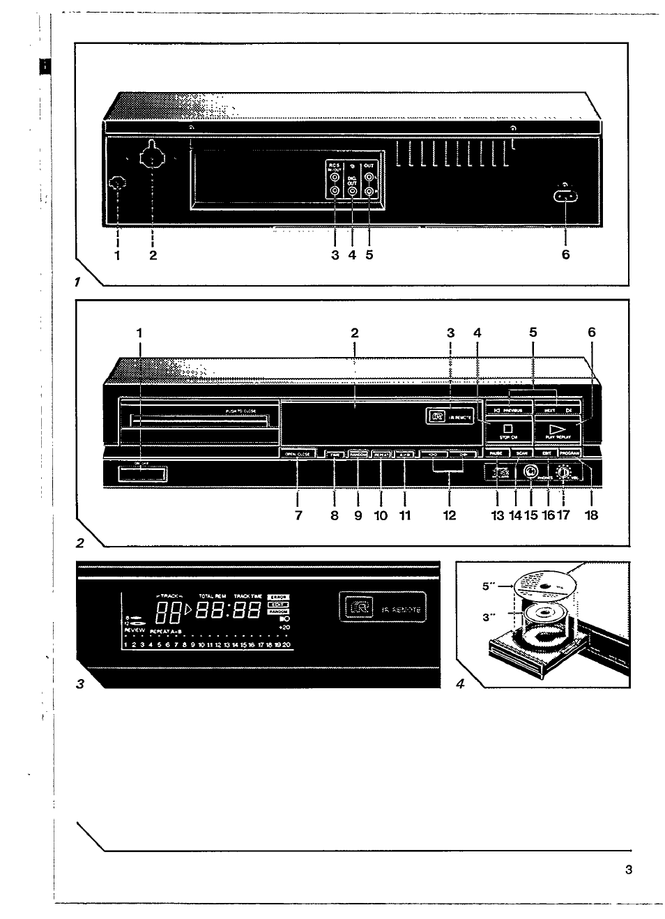 I i 1 1 i i ^ 1 i i n i | Philips CD 614 User Manual | Page 3 / 12