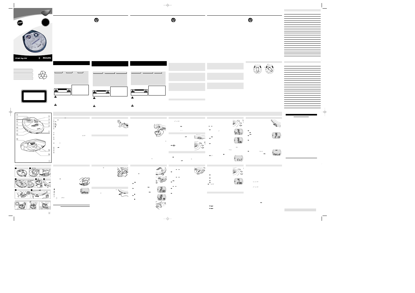 5v dc, Cd rewrit able comp atible 0, Mac5097 | See w hy ins id e | Philips AX3214 User Manual | Page 13 / 13