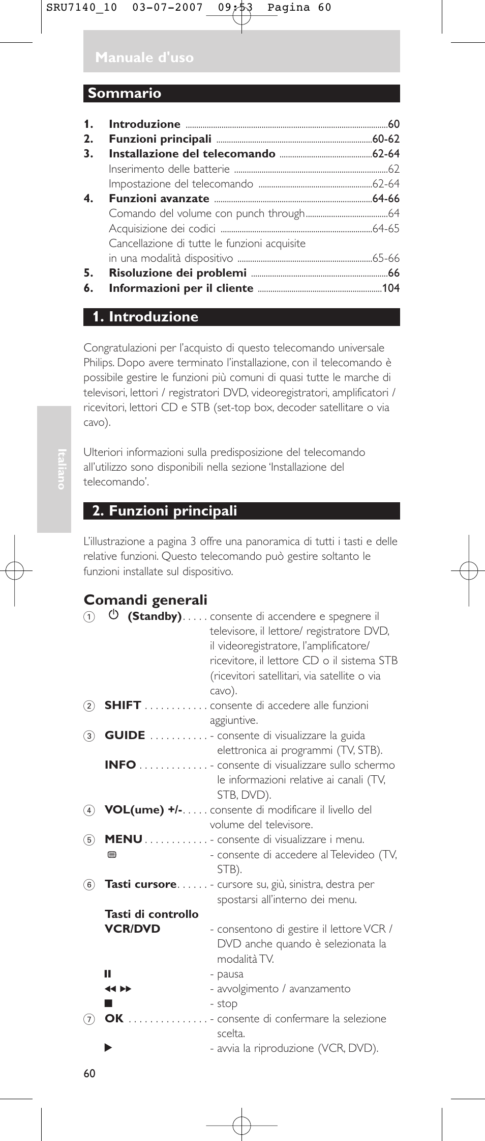 Philips SRU 7140 User Manual | Page 60 / 108