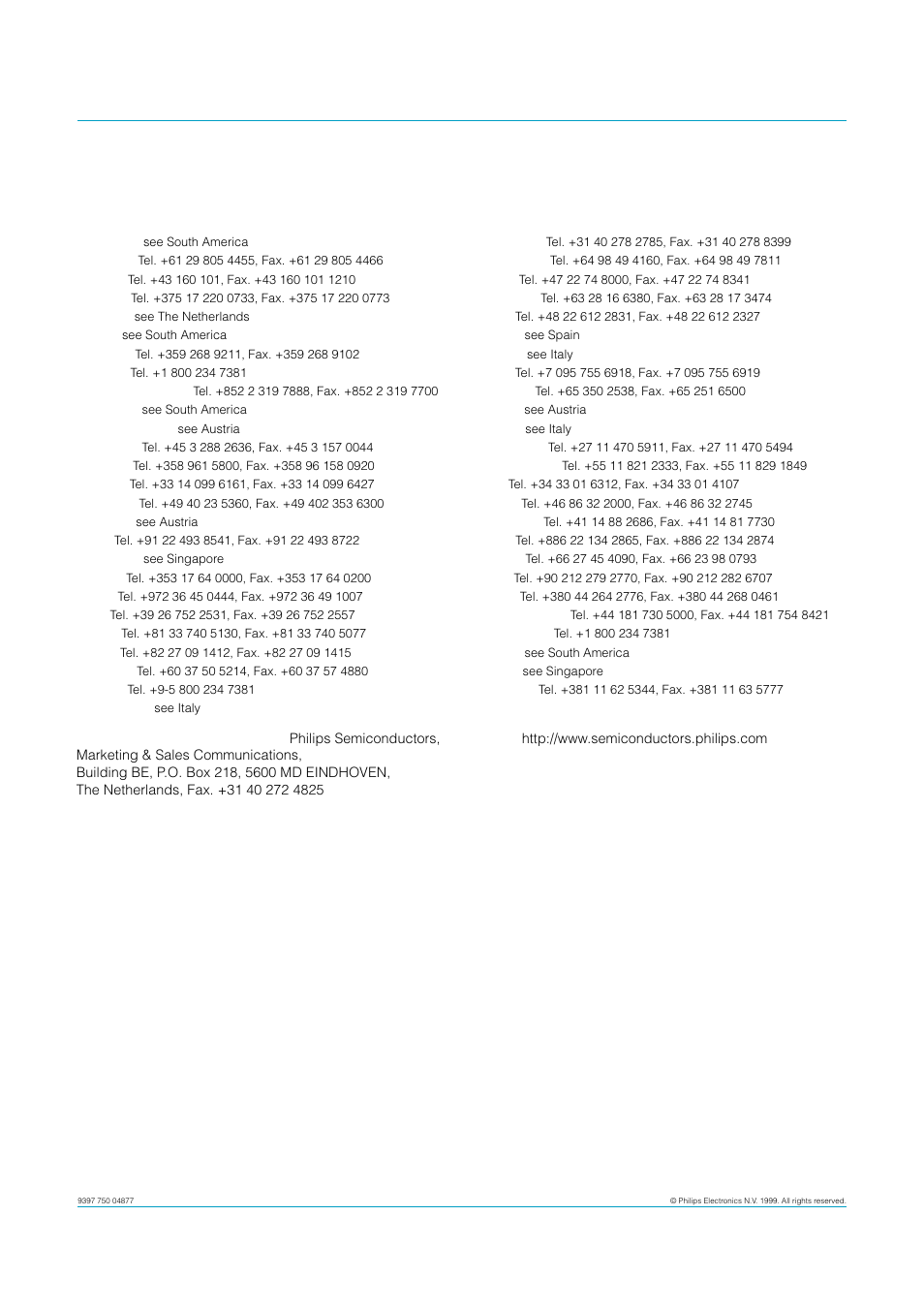 Tda8943sf, Philips semiconductors - a worldwide company, Philips semiconductors | 7 w mono btl audio amplifier | Philips TDA8943SF User Manual | Page 11 / 12